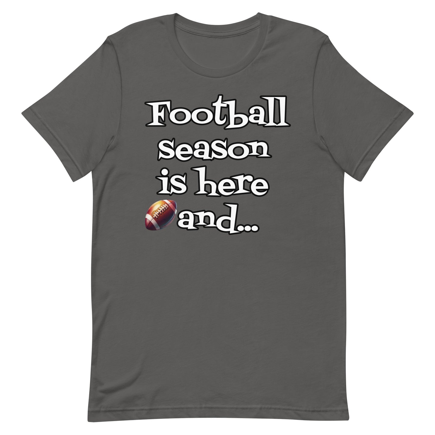 Football Season - Adult t-shirt