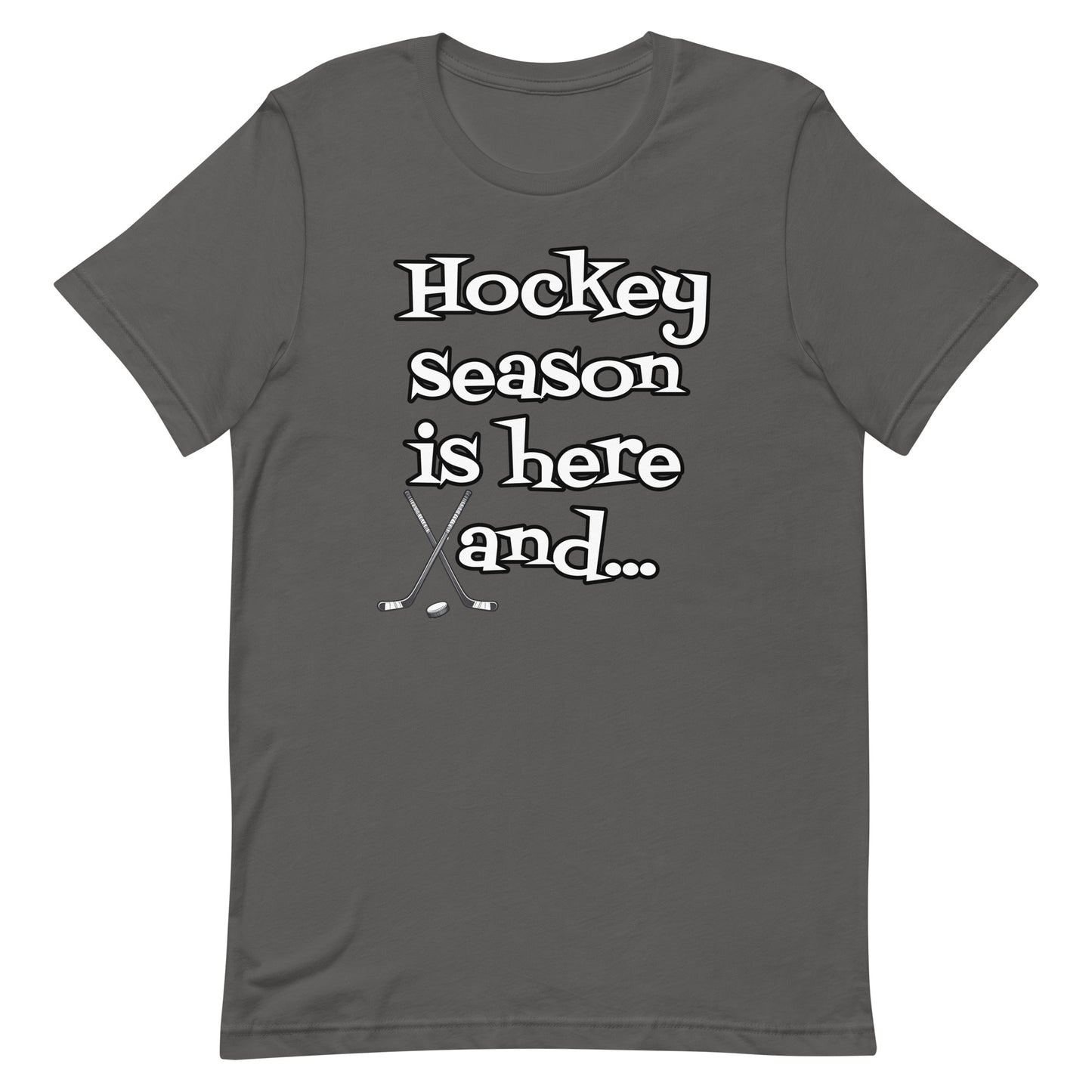 Hockey Season - Adult T-shirt