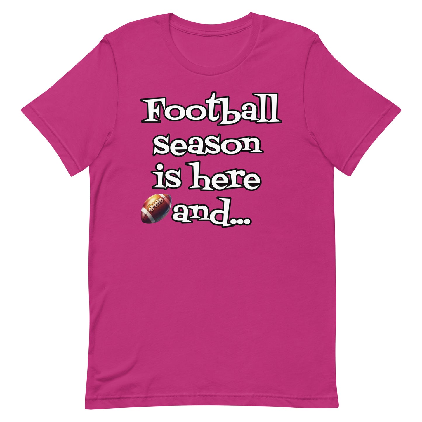 Football Season - Adult t-shirt