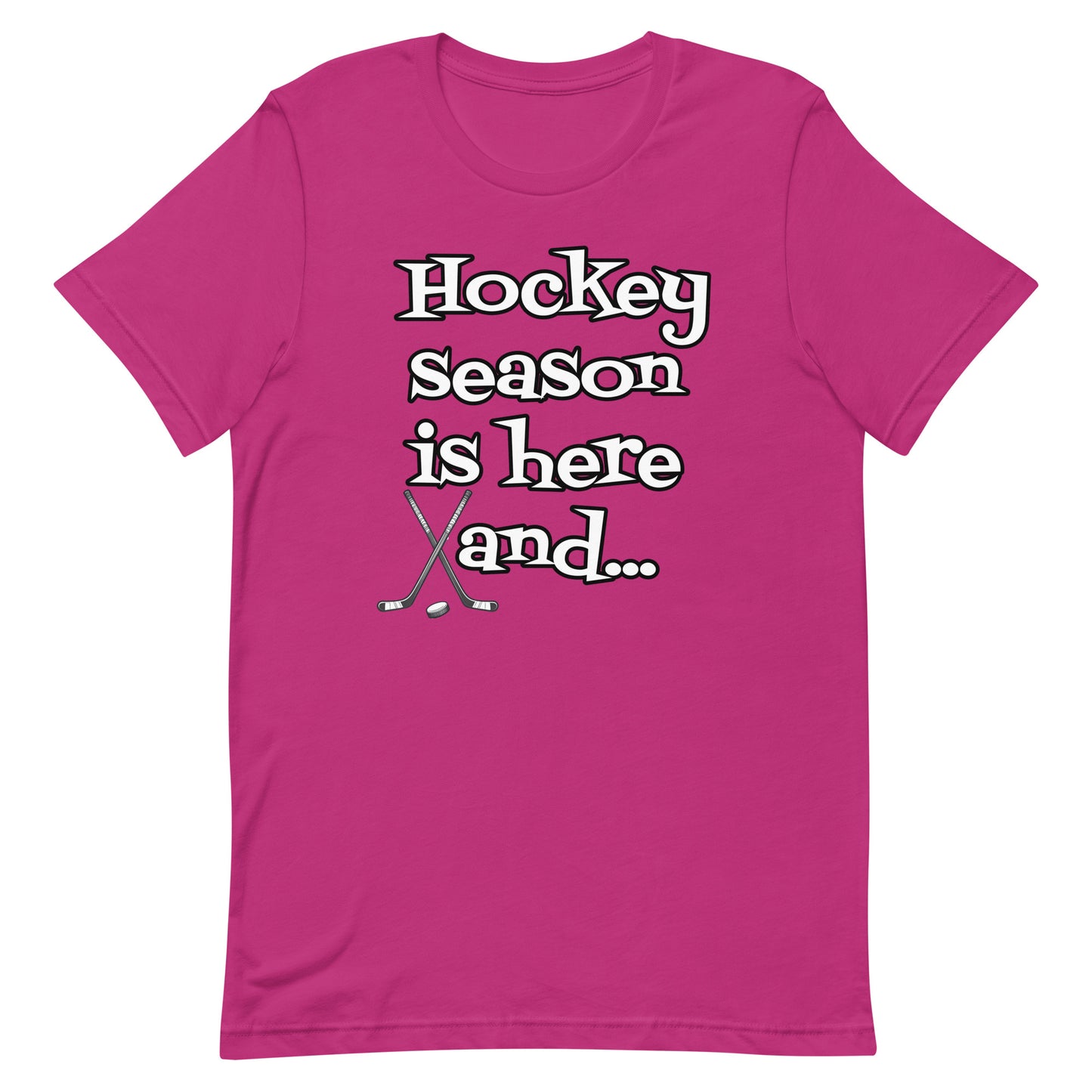 Hockey Season - Adult T-shirt