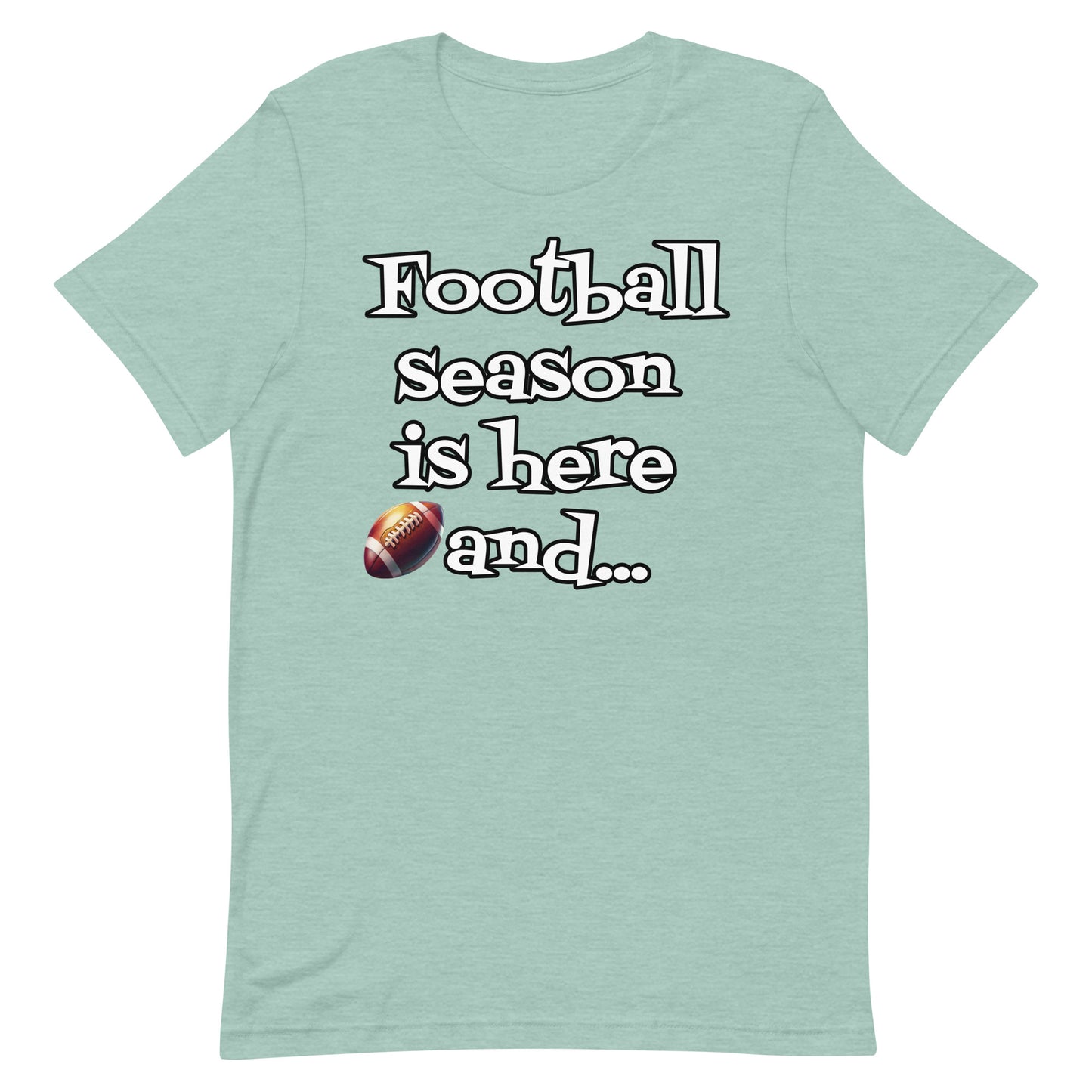 Football Season - Adult t-shirt