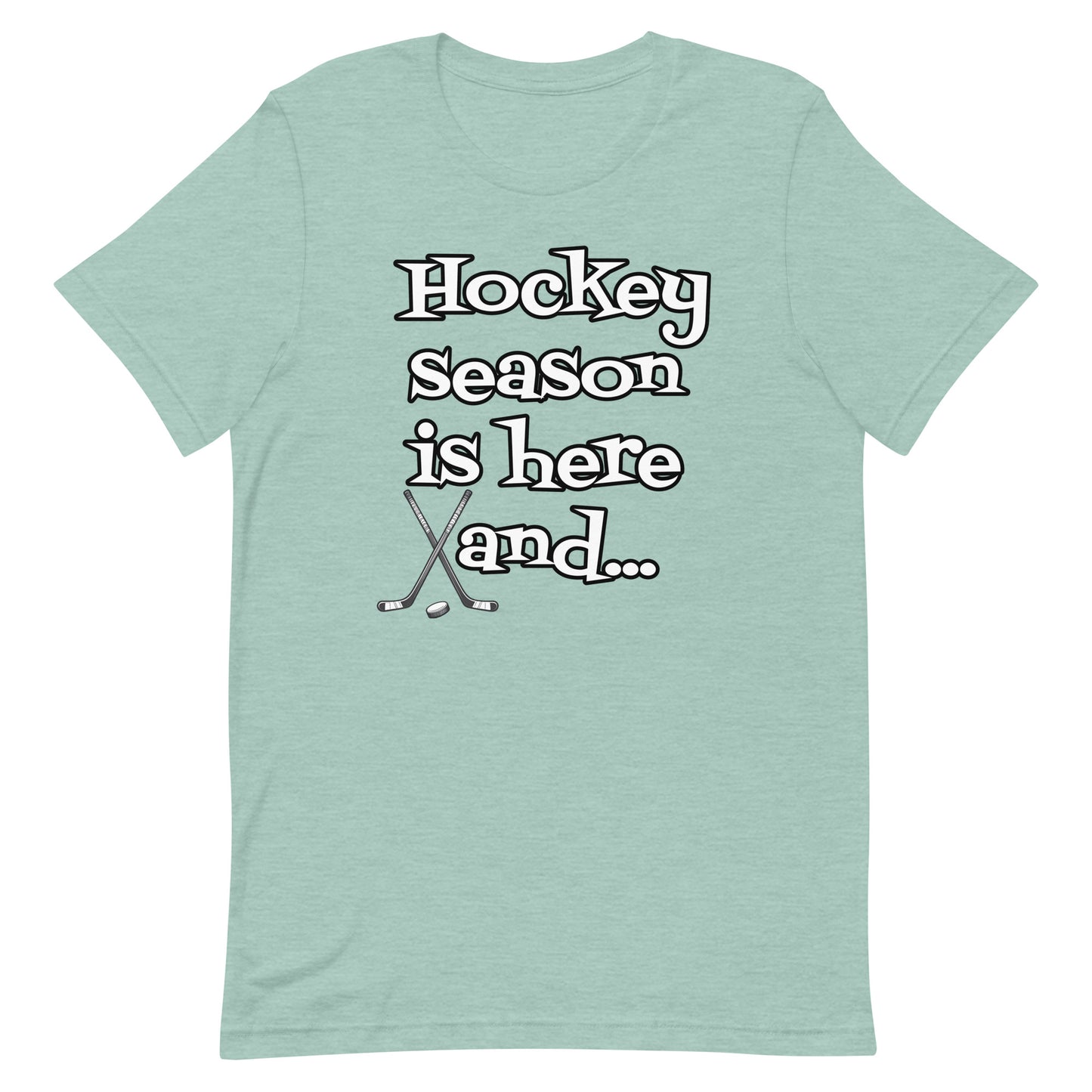 Hockey Season - Adult T-shirt