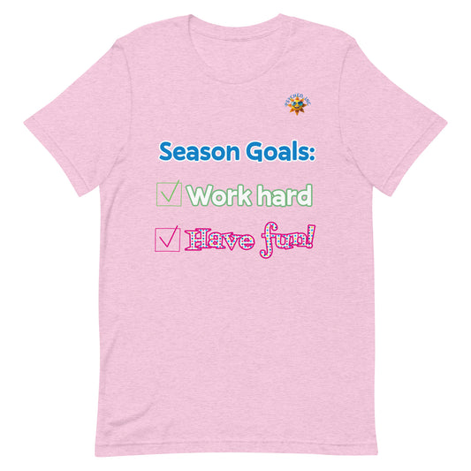 Season Goals - Adult T-shirt