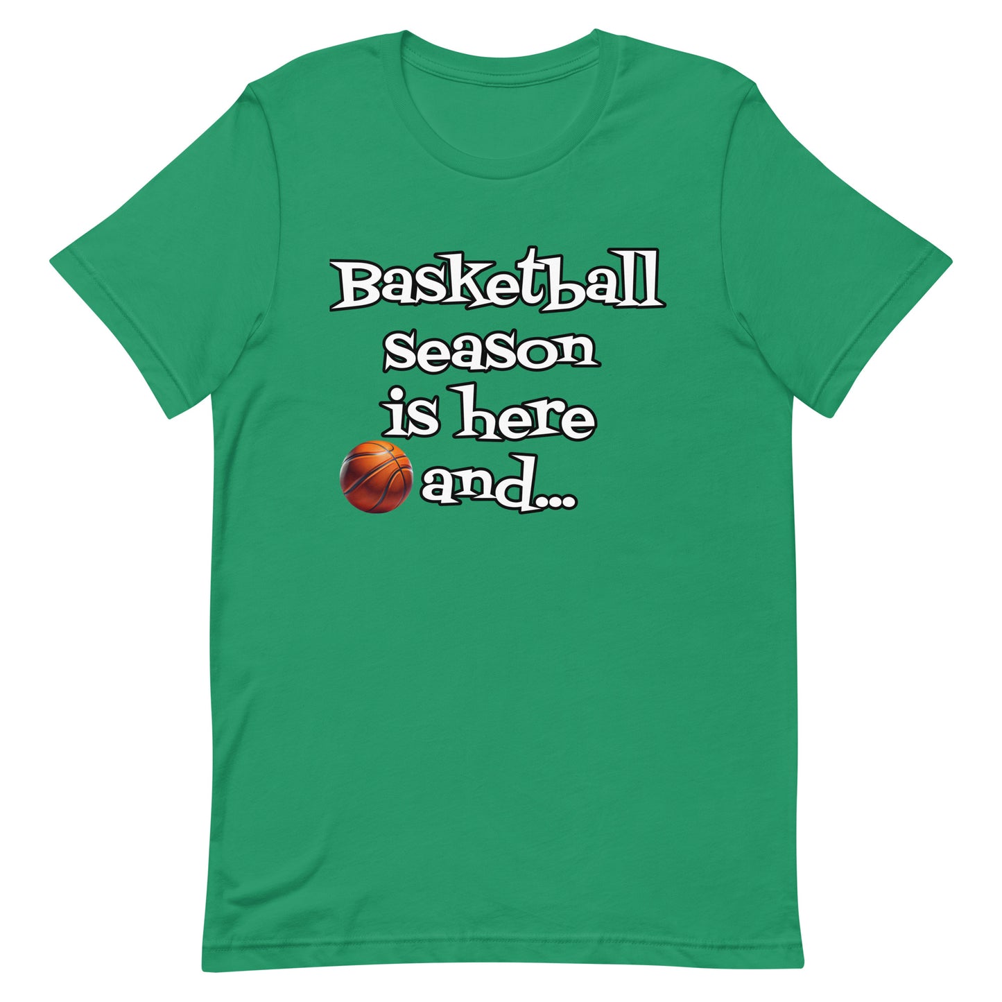 Basketball Season - Adult t-shirt