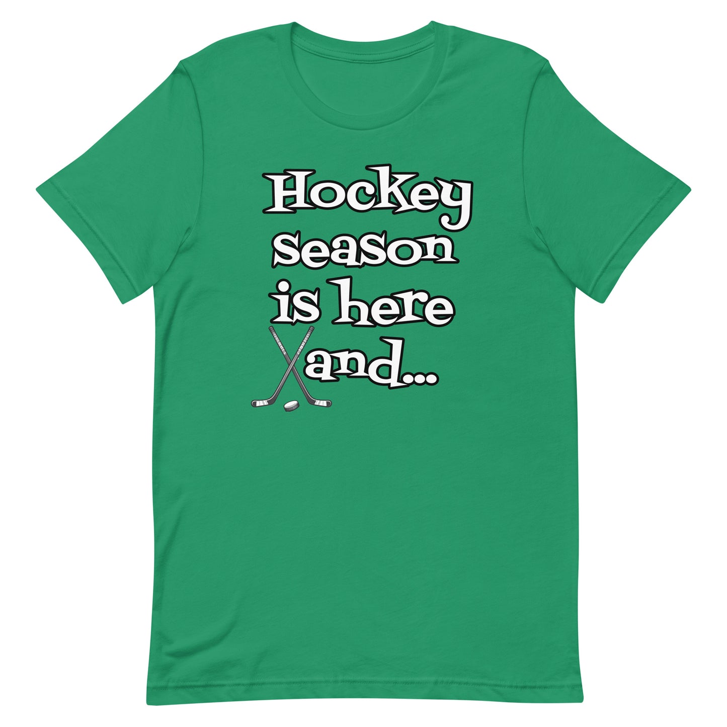 Hockey Season - Adult T-shirt