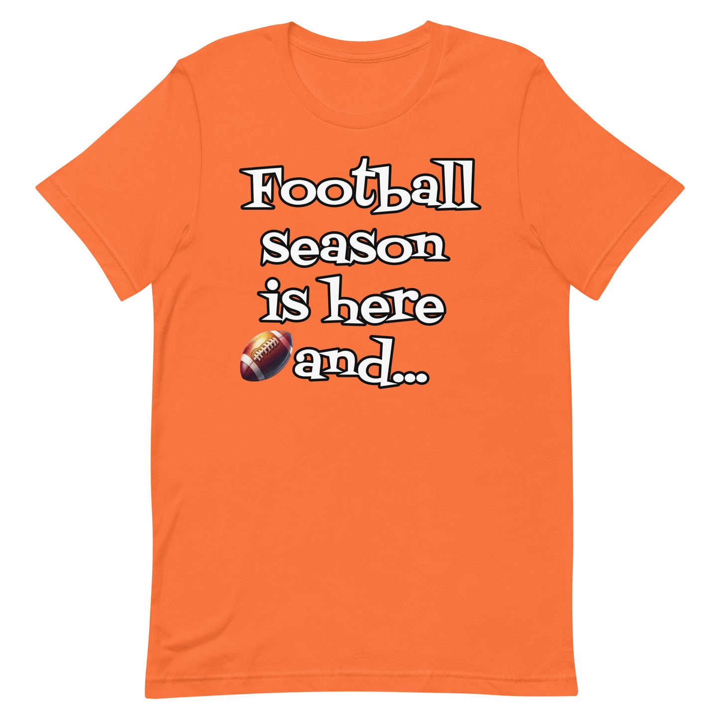 Football Season - Adult t-shirt