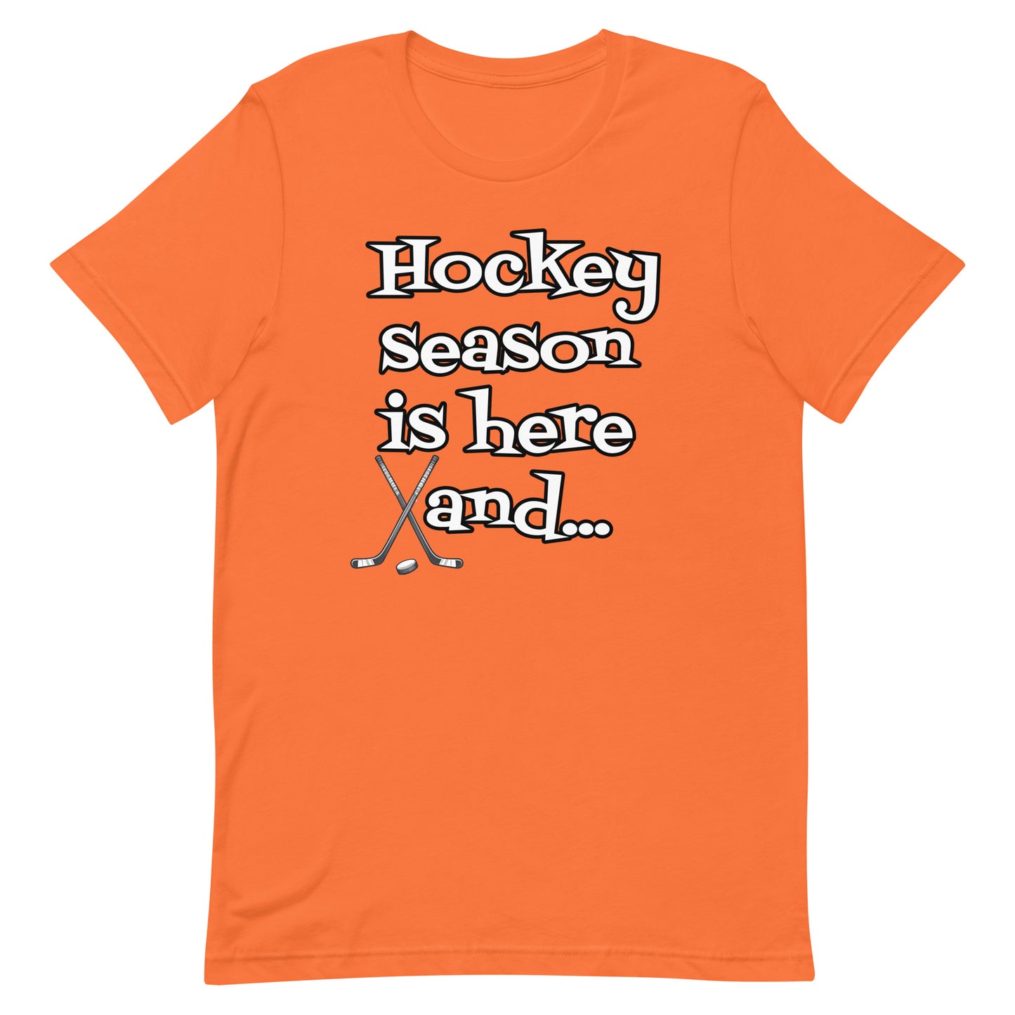 Hockey Season - Adult T-shirt