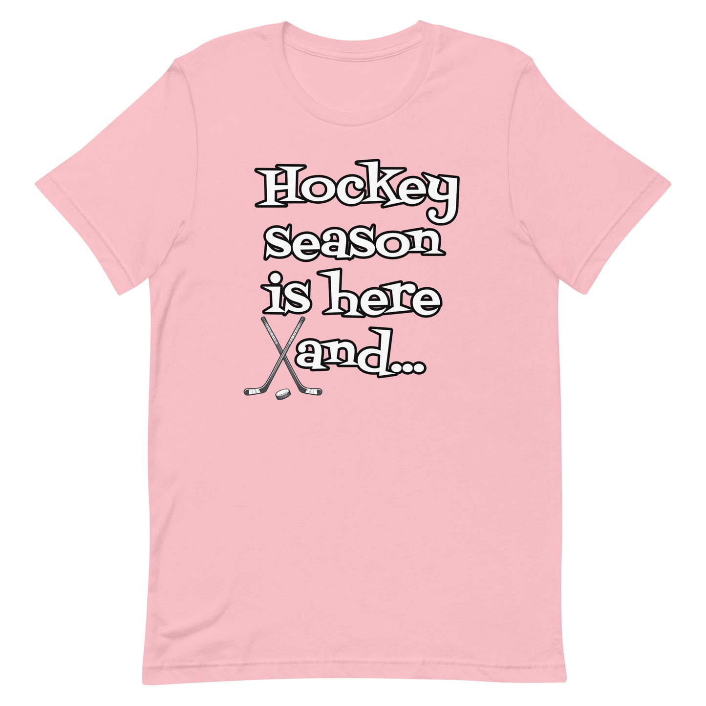 Hockey Season - Adult T-shirt