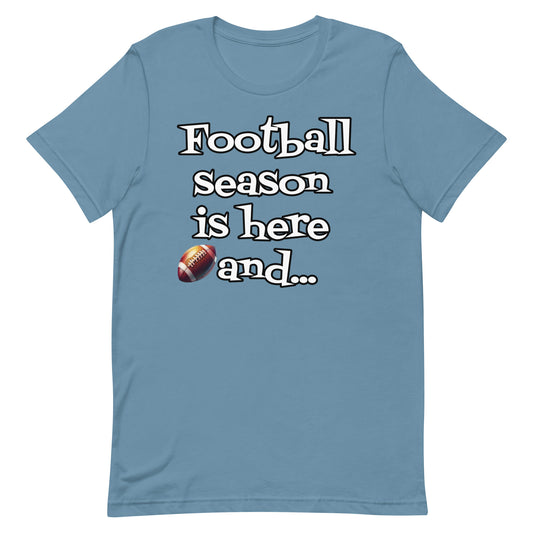 Football Season - Adult t-shirt