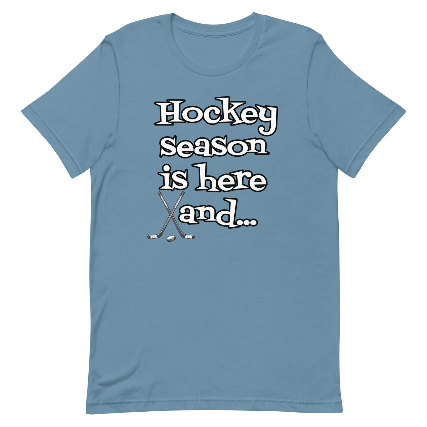 Hockey Season - Adult T-shirt