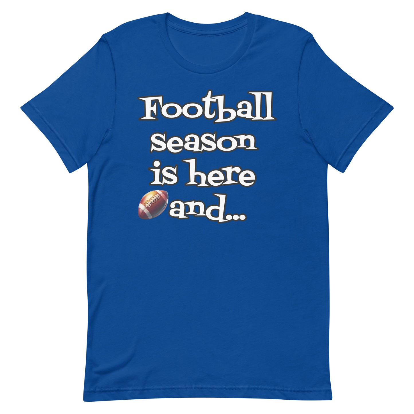 Football Season - Adult t-shirt