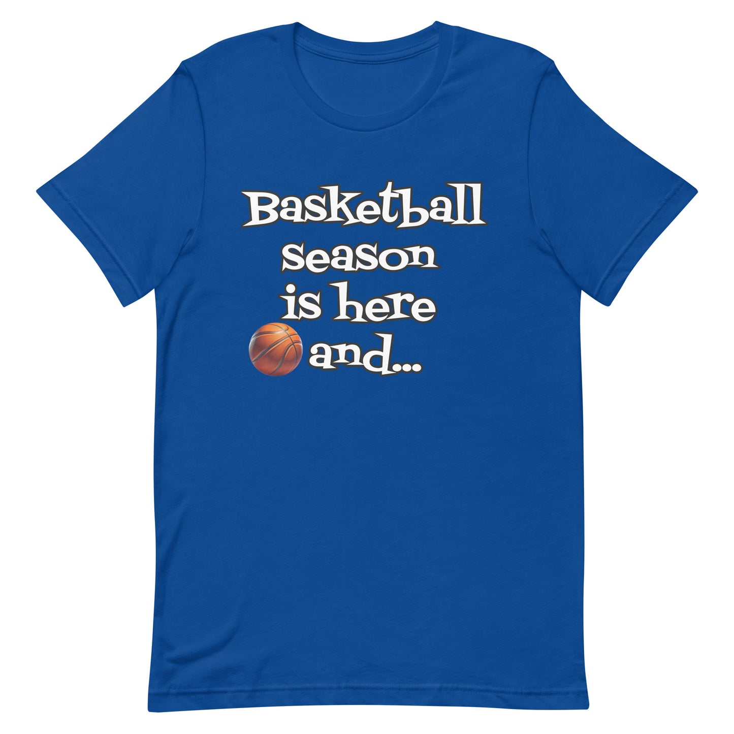 Basketball Season - Adult t-shirt