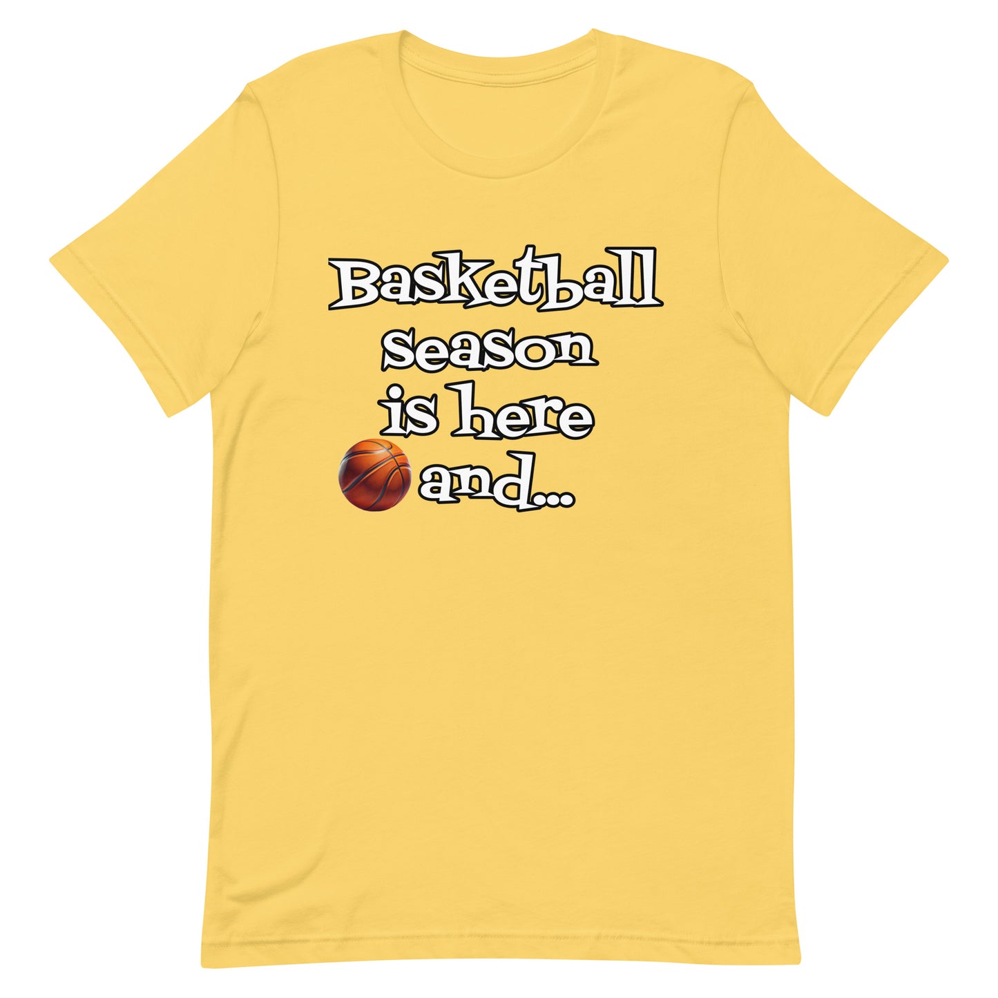 Basketball Season - Adult t-shirt