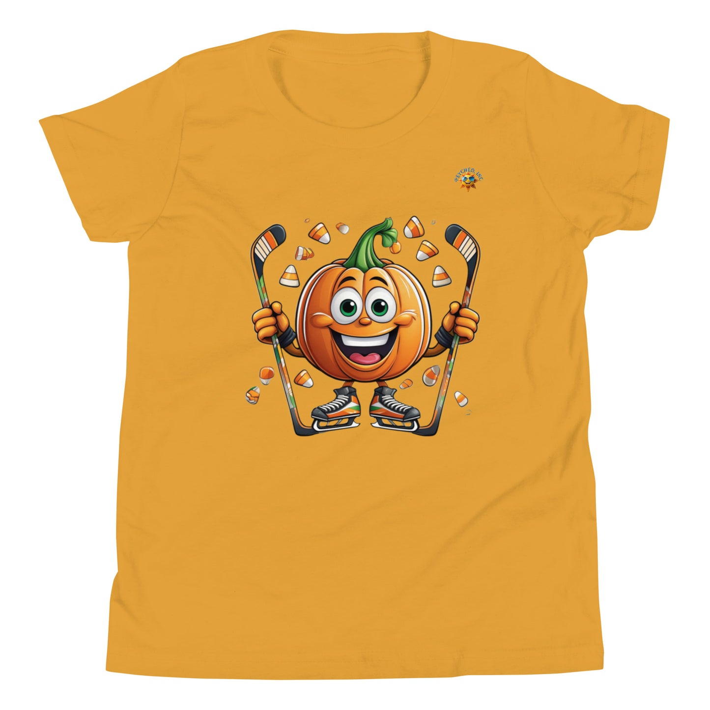 Hockey Halloween! Youth Short Sleeve T-Shirt