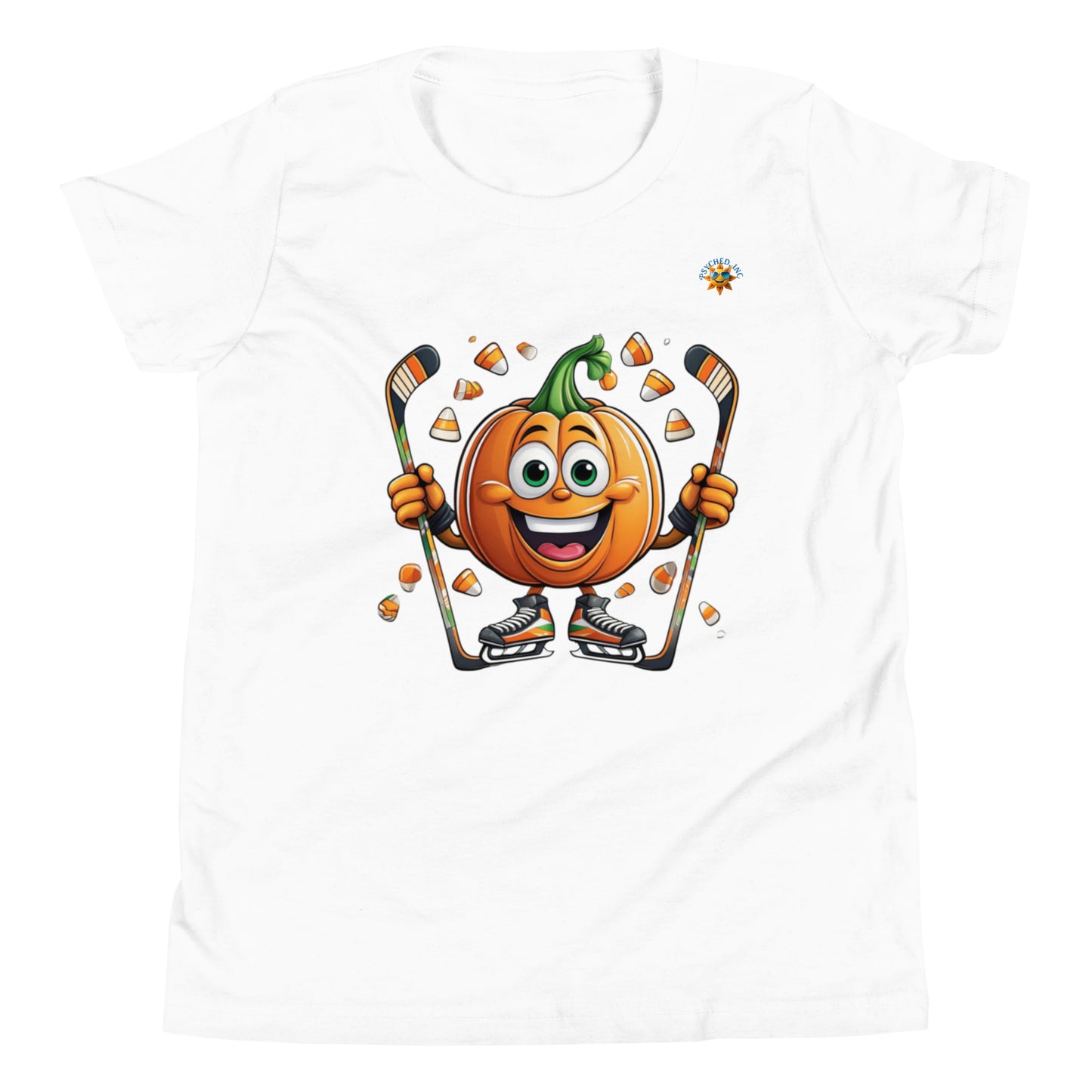 Hockey Halloween! Youth Short Sleeve T-Shirt